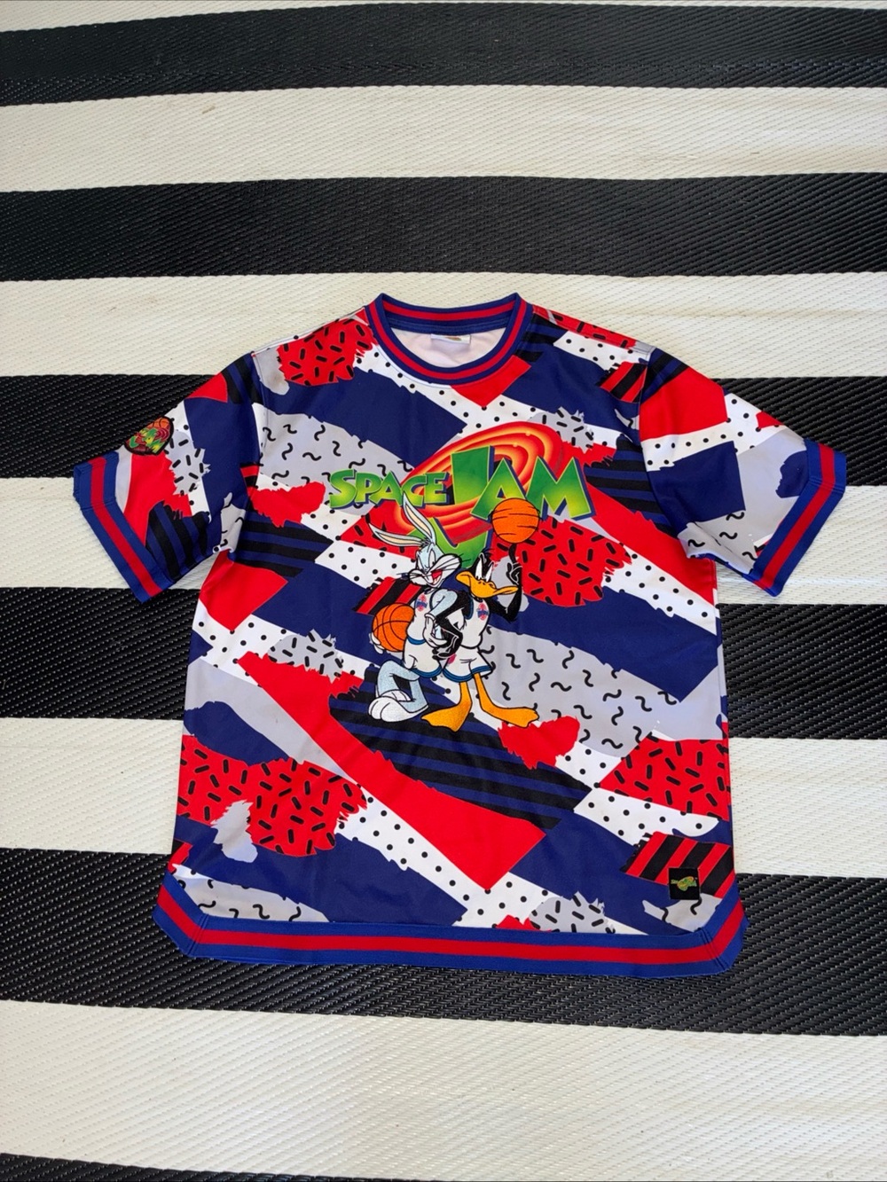 Space Jam Short-Sleeve Graphic Tee - Red, Blue & White